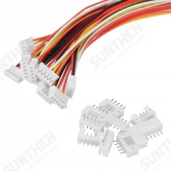 10Pcs Mini Micro JST 2.0 PH 5Pin Connector Plug With 30cm Wires Cables