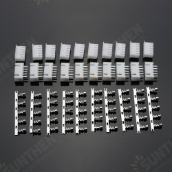 10sets of 4S 5Pin 2.54mm Lipo Balance Connector Plug Diy Housing Model Kit