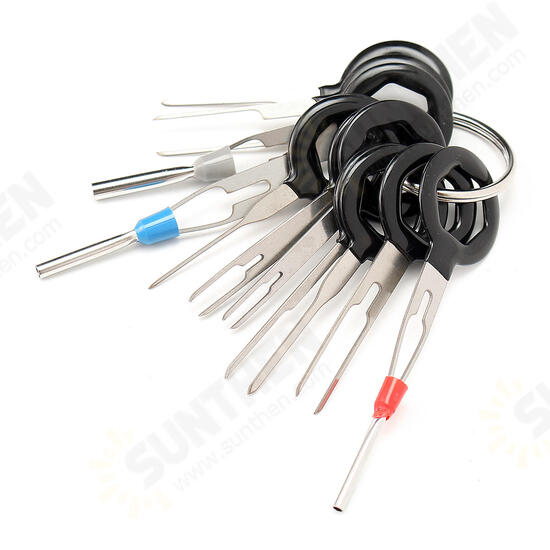 11Pcs Terminal Removal Tool Kit Wiring Connector Pin Release Extractor