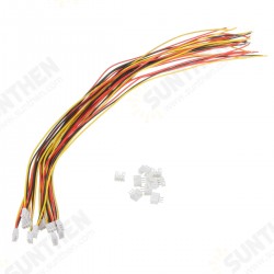 20Pcs Mini Micro JST 2.0 PH 3 Pin Connector Plug With 30cm Wires Cables 20Pcs Mini Micro JST 2.0 PH 3 Pin Connector Plug With 30cm Wires Cables
