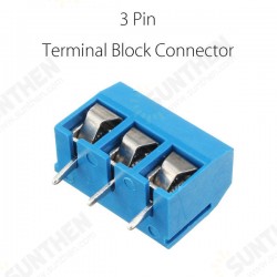 3 Pin 5.08mm Printed Circuit Board Connector Block Screw Terminals 3 Pin 5.08mm Printed Circuit Board Connector Block Screw Terminals