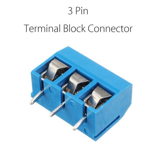 3 Pin 5.08mm Printed Circuit Board Connector Block Screw Terminals