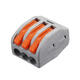 30Pcs 2/3/5 Holes Spring Conductor Terminal Block Electric Cable Wire Connector