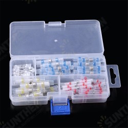 50/100pcs Solder Seal Heat Shrink Tube Butt Wire Connector Terminal Waterproof 4 Size