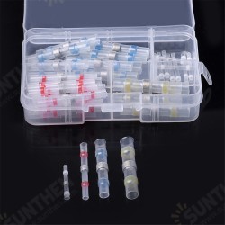 50/100pcs Solder Seal Heat Shrink Tube Butt Wire Connector Terminal Waterproof 4 Size
