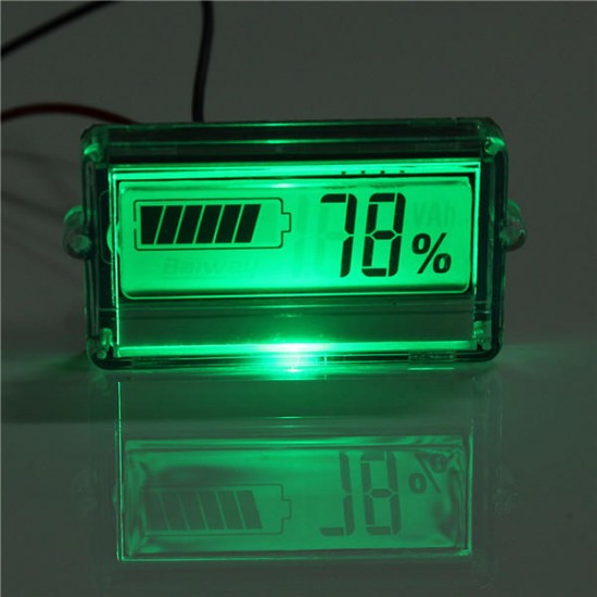 Battery Capacity Tester with LCD Indicator for 12V 24V 30V Lead acid Lithium LiPo