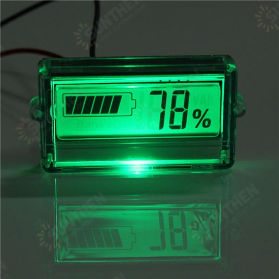 Battery Capacity Tester with LCD Indicator for 12V 24V 30V Lead acid Lithium LiPo