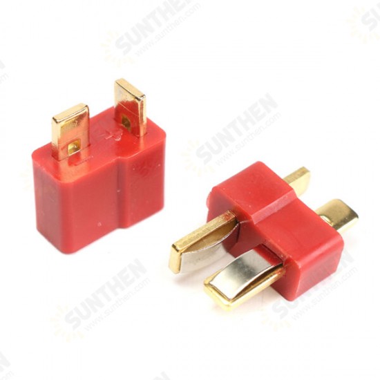 DC 012 20pcs T Plug Male & Female Connectors Deans Style For RC LiPo Battery DC 012 20pcs T Plug Male & Female Connectors Deans Style For RC LiPo Battery