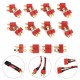 DC 012 20pcs T Plug Male & Female Connectors Deans Style For RC LiPo Battery DC 012 20pcs T Plug Male & Female Connectors Deans Style For RC LiPo Battery