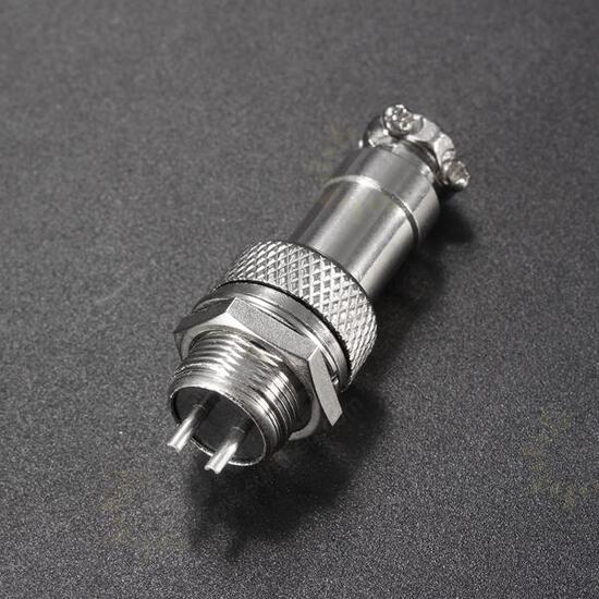 GX12 2Pin Aviation Plug Male/Female 12mm Wire Panel Connector Adapter