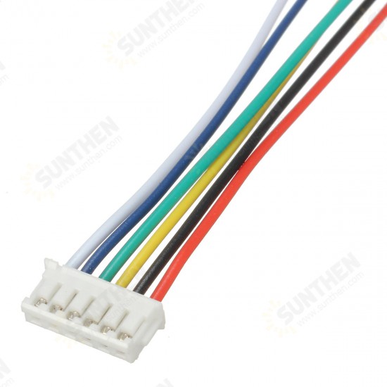 Mini Micro JST 1.5mm ZH 6-Pin Connector Plug and Wires Cables 15cm 10 Set