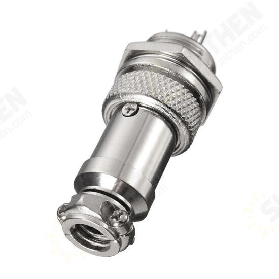 GX16 3 Pin 16mm Male & Female Wire Panel Circular Connector Aviation Socket Plug