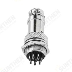 GX16-8 16mm 8 Pin Male & Female Wire Panel Connector Circular Aviation Connector Socket Plug
