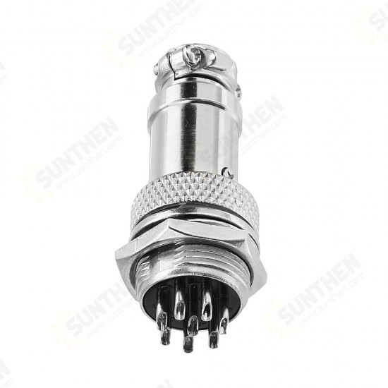 GX16-8 16mm 8 Pin Male & Female Wire Panel Connector Circular Aviation Connector Socket Plug