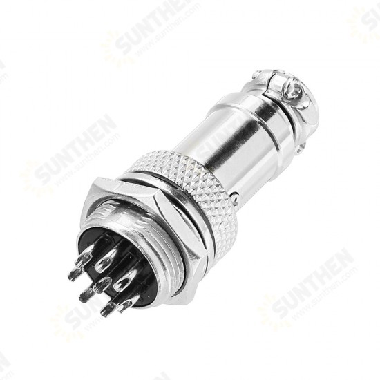 GX16-8 16mm 8 Pin Male & Female Wire Panel Connector Circular Aviation Connector Socket Plug