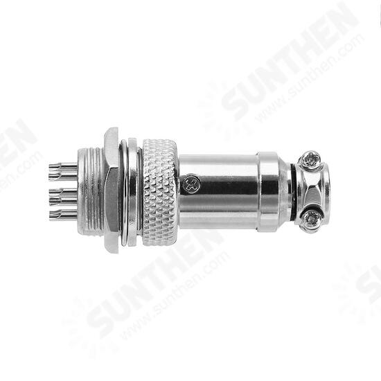 GX16-8 16mm 8 Pin Male & Female Wire Panel Connector Circular Aviation Connector Socket Plug