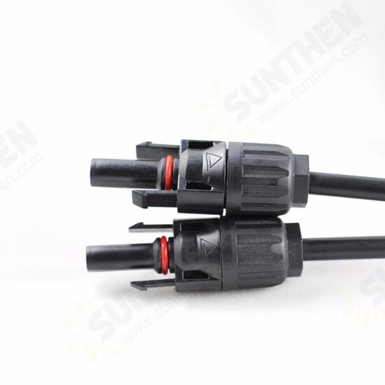 MC4Y-B2 Solar Panel 1 to 2 MC4 Connectors M-FF and F-MM Branch Cable MC4 Solar Panel Connector