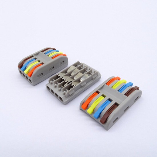 PCT-2 4Pin Colorful Docking Connector Electrical Connectors Wire Terminal Block Universal Electrical Wire Connector