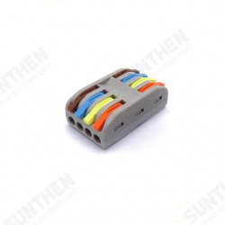 PCT-2 4Pin Colorful Docking Connector Electrical Connectors Wire Terminal Block Universal Electrical Wire Connector