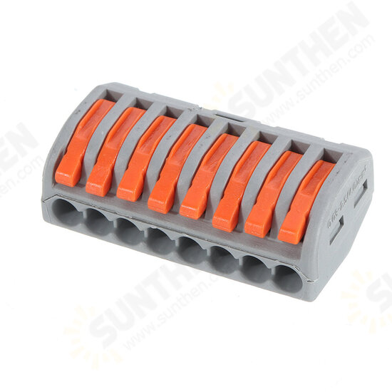 PCT-218 8Pin Universal Connectors Terminals Electric Cable Wire Connector Terminal Block Cable Terminals