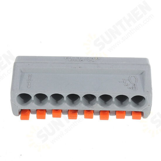 PCT-218 8Pin Universal Connectors Terminals Electric Cable Wire Connector Terminal Block Cable Terminals