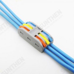 PCT-3 3Pin Colorful Docking Connector Electrical Connectors Wire Terminal Block Universal Electrical Wire Connector PCT-3 3Pin Colorful Docking Connector Electrical Connectors Wire Terminal Block Universal Electrical Wire Connector
