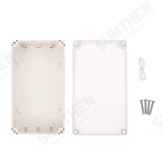 Plastic Waterproof Electronic Project Box Clear Cover Electronic Project Case 158*90*60mm