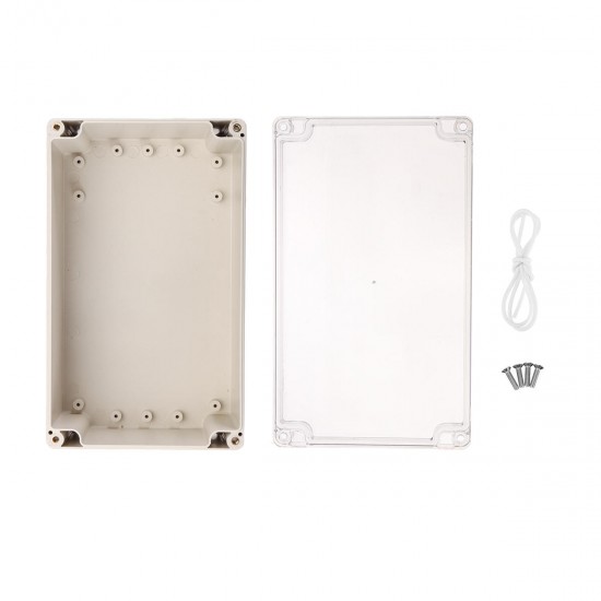 Plastic Waterproof Electronic Project Box Clear Cover Electronic Project Case 200*120*75mm