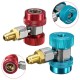 R134a AC Quick Connector Adapter Coupler with Low High HVAC R134a AC Quick Connector Adapter Coupler with Low High HVAC