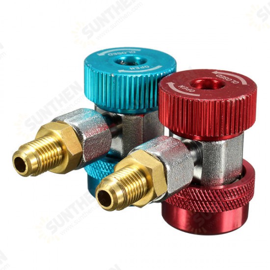 R134a AC Quick Connector Adapter Coupler with Low High HVAC R134a AC Quick Connector Adapter Coupler with Low High HVAC