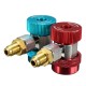 R134a AC Quick Connector Adapter Coupler with Low High HVAC R134a AC Quick Connector Adapter Coupler with Low High HVAC