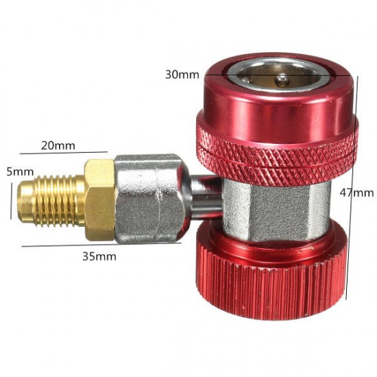 R134a AC Quick Connector Adapter Coupler with Low High HVAC