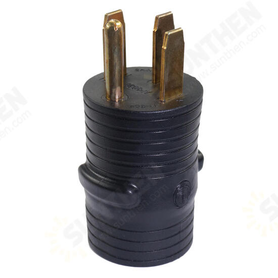 Electrical Locking Adapter 50A Male to 30A Female Locking Plug Connector Electrical Locking Adapter 50A Male to 30A Female Locking Plug Connector