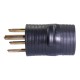 Electrical Locking Adapter 50A Male to 30A Female Locking Plug Connector Electrical Locking Adapter 50A Male to 30A Female Locking Plug Connector