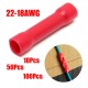 Red Insulated Butt Connector Electrical Crimp Terminal for 0.5-1.5 SQMM Cable