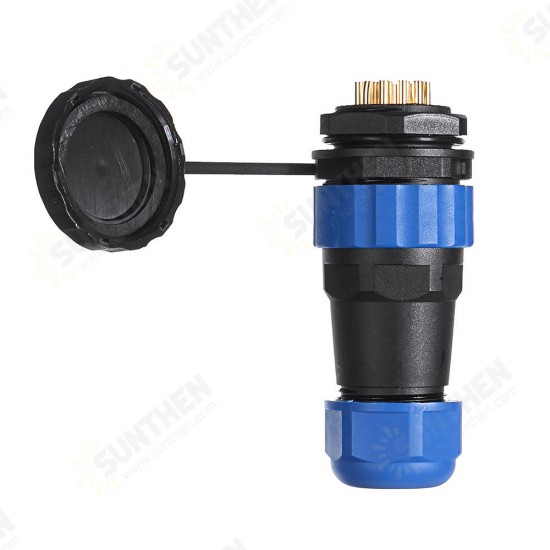 SD28 28mm 10A 16Pin Waterproof Cable Wire Docking Plastic Aviation Connector Plug IP68