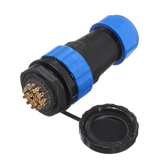 SD28 28mm 10A 16Pin Waterproof Cable Wire Docking Plastic Aviation Connector Plug IP68