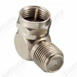 TV Antenna Male To Female Right Angle Cable Connector Adapter TV Antenna Male To Female Right Angle Cable Connector Adapter