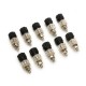 JS-910A AC/DC 4mm Wiring Terminal Block Wire Adapter Connectors 10pcs