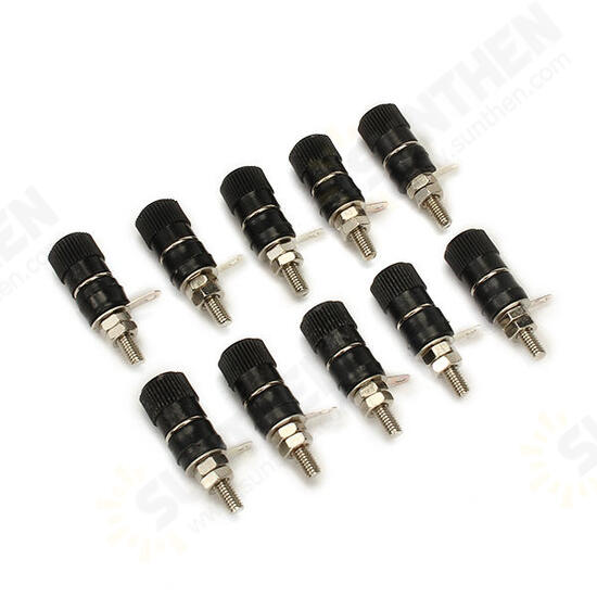 JS-910B AV 4mm Wiring Terminal Block Wire Adapter Connectors 10pcs JS-910B AV 4mm Wiring Terminal Block Wire Adapter Connectors 10pcs