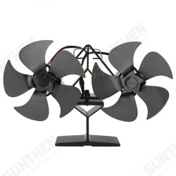 10 Blades Fireplace Eco Fan Thermal Fire Heater Power Wood Stove Fan Household 10 Blades Fireplace Eco Fan Thermal Fire Heater Power Wood Stove Fan Household