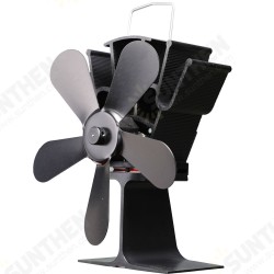 1100RPM 5 Blade Wood Stove Fan Fireplace Fire Heat Powered Saving Ecofan Silent Fan 1100RPM 5 Blade Wood Stove Fan Fireplace Fire Heat Powered Saving Ecofan Silent Fan