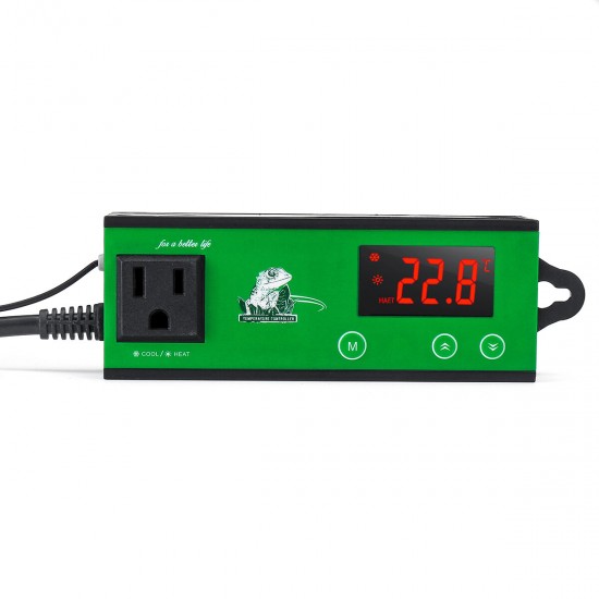 110V Switchable Digital Temperature Controller Room Thermostat 110V Heat For Pet Box