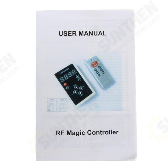 12V 2V Magic Dream Color RGB 133 Changes RF Controller For RGB 6803 LED Strip Light