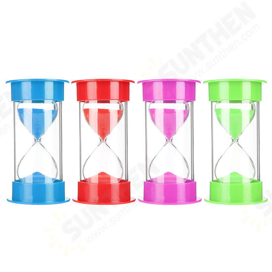 20 Minutes 12cm Sandglass Timer Hourglass Glass Sand Clock Egg Kid Decor Gift