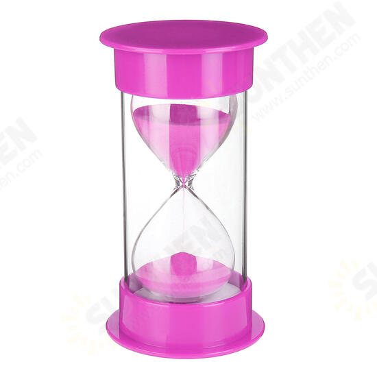 20 Minutes 12cm Sandglass Timer Hourglass Glass Sand Clock Egg Kid Decor Gift