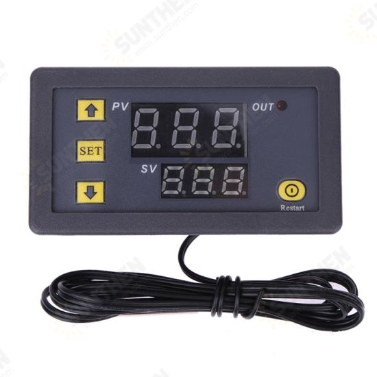 20A 12V Digital Thermostat Temperature Controller Regulator Heating Cooling Control Thermostat Instrument