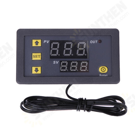 20A 12V Digital Thermostat Temperature Controller Regulator Heating Cooling Control Thermostat Instrument