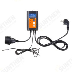 220V 8.3A 42-108°F Digital Thermostat Controller Plant/Reptile Pet Heat Lamp Thermostat 1000W LCD Display Controller Temperature 220V 8.3A 42-108°F Digital Thermostat Controller Plant/Reptile Pet Heat Lamp Thermostat 1000W LCD Display Controller Temperature