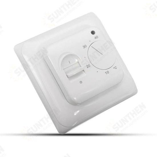 230V 16A Electric Mechanical Underfloor Heating Thermostat Switch with Floor Sensor